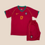 Portugal 2006 Retro Home Kids Jersey Set