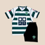 Sporting Lisboa 2002/2003 Retro Home Kids Jersey Set